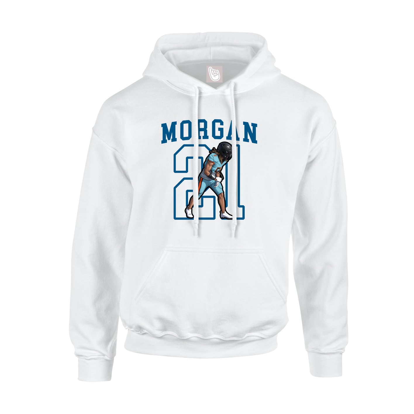 Hoodie — Shirsey in White