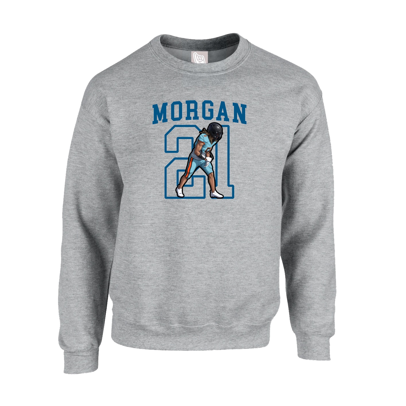 Fleece Crew — Shirsey in Grey