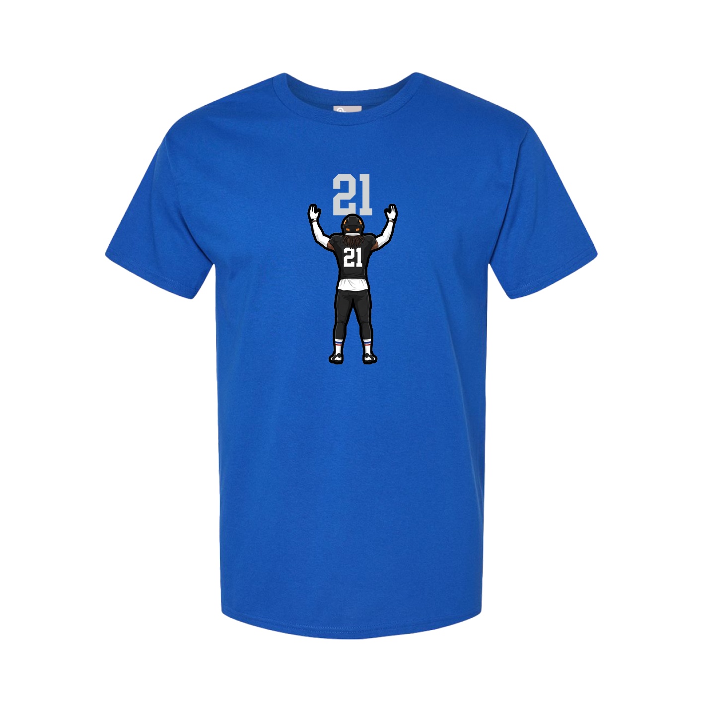 Youth Tee — Number Top in Royal