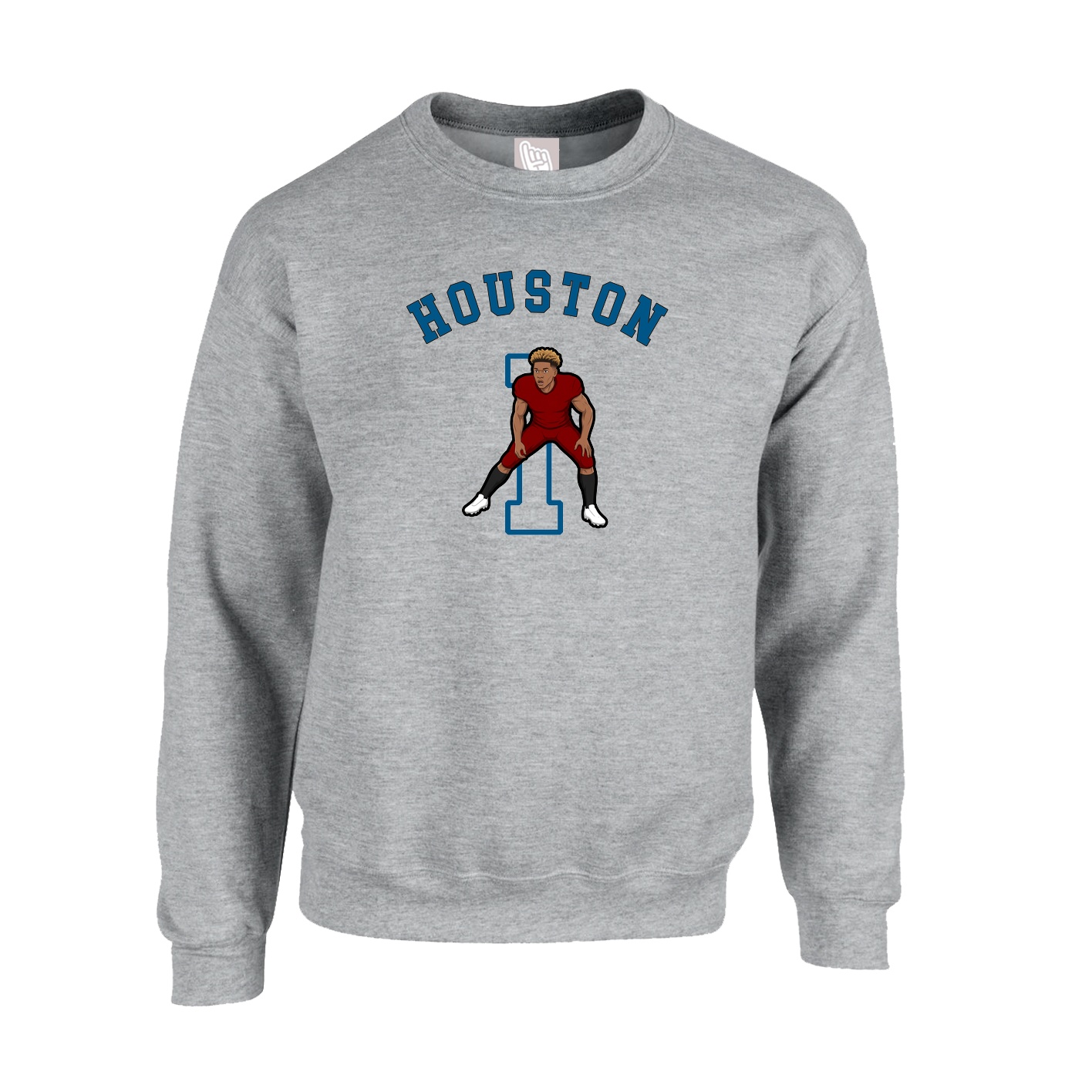 Fleece Crew — Shirsey Arch in Grey