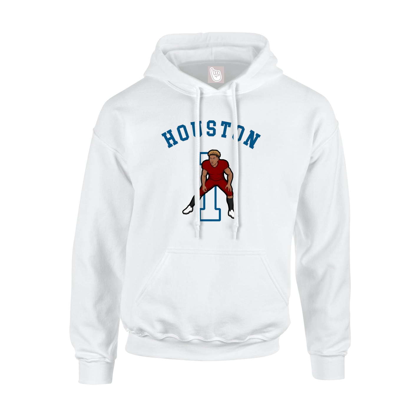 Youth Hoodie — Shirsey Arch in White