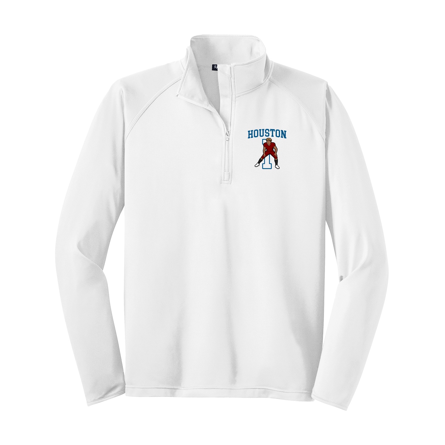 Q-Zip Pullover — Shirsey in White
