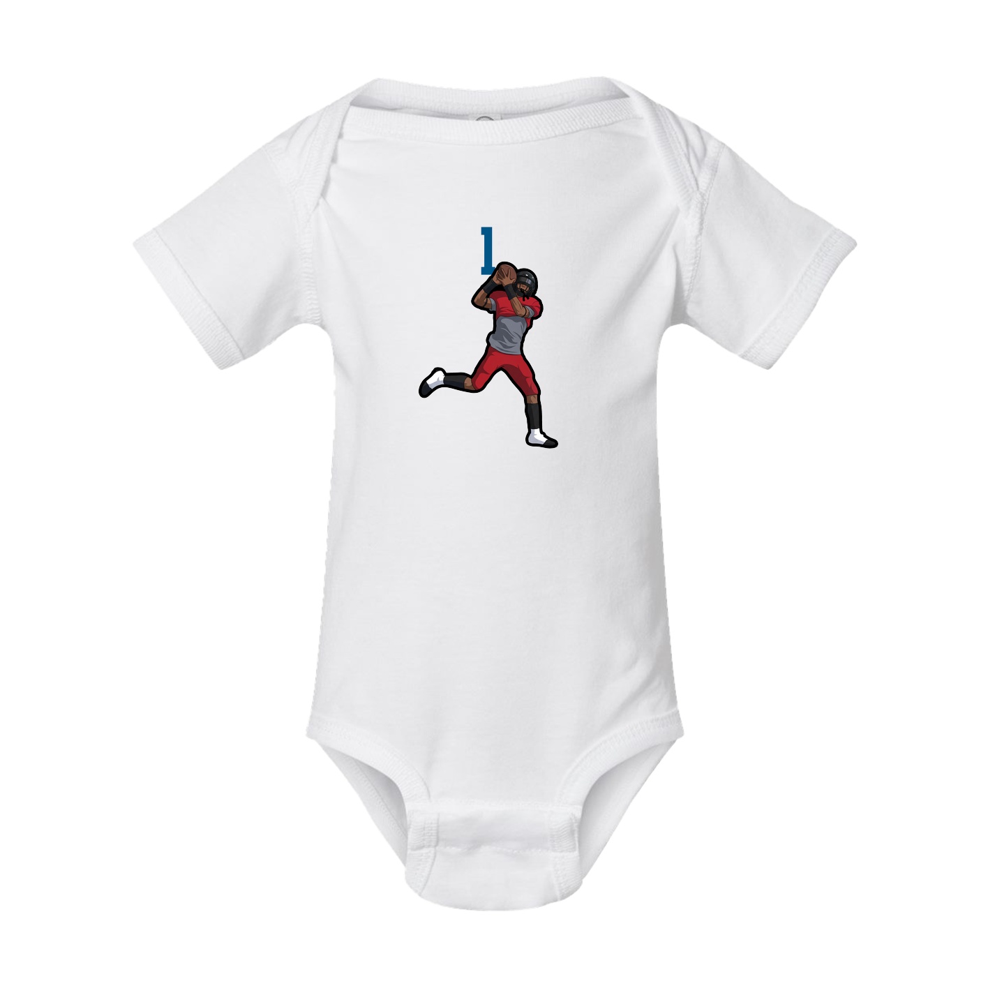 Baby Onesie — Number Top in White