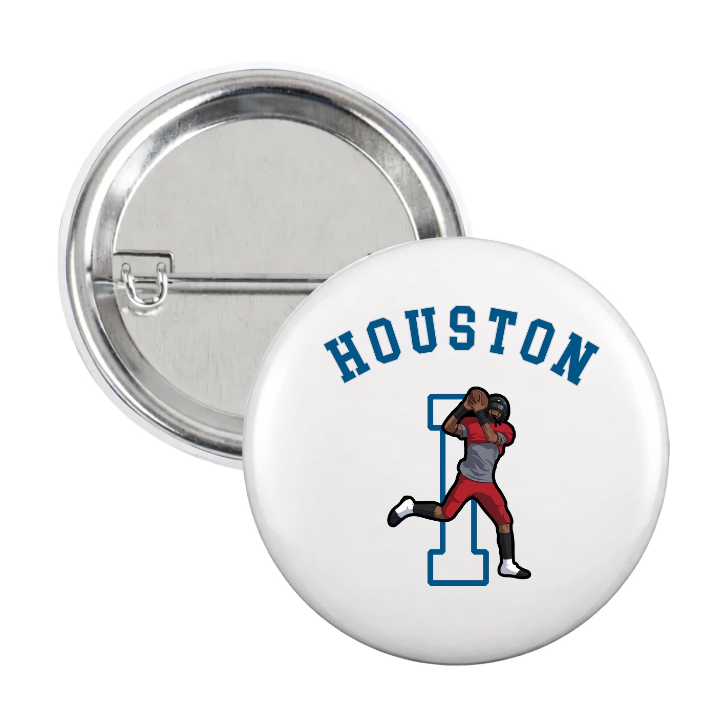 Game Day Button — Shirsey Arch in White