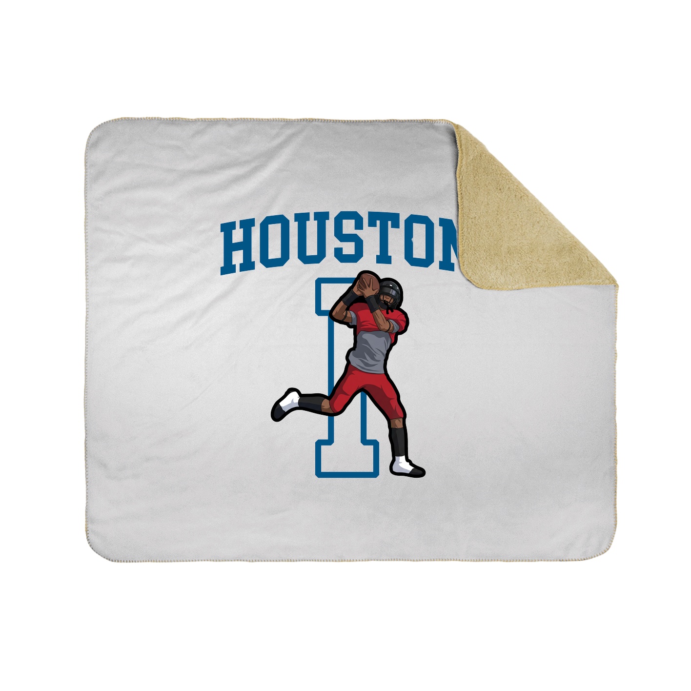 50x60 Sherpa Lined Throw Blanket