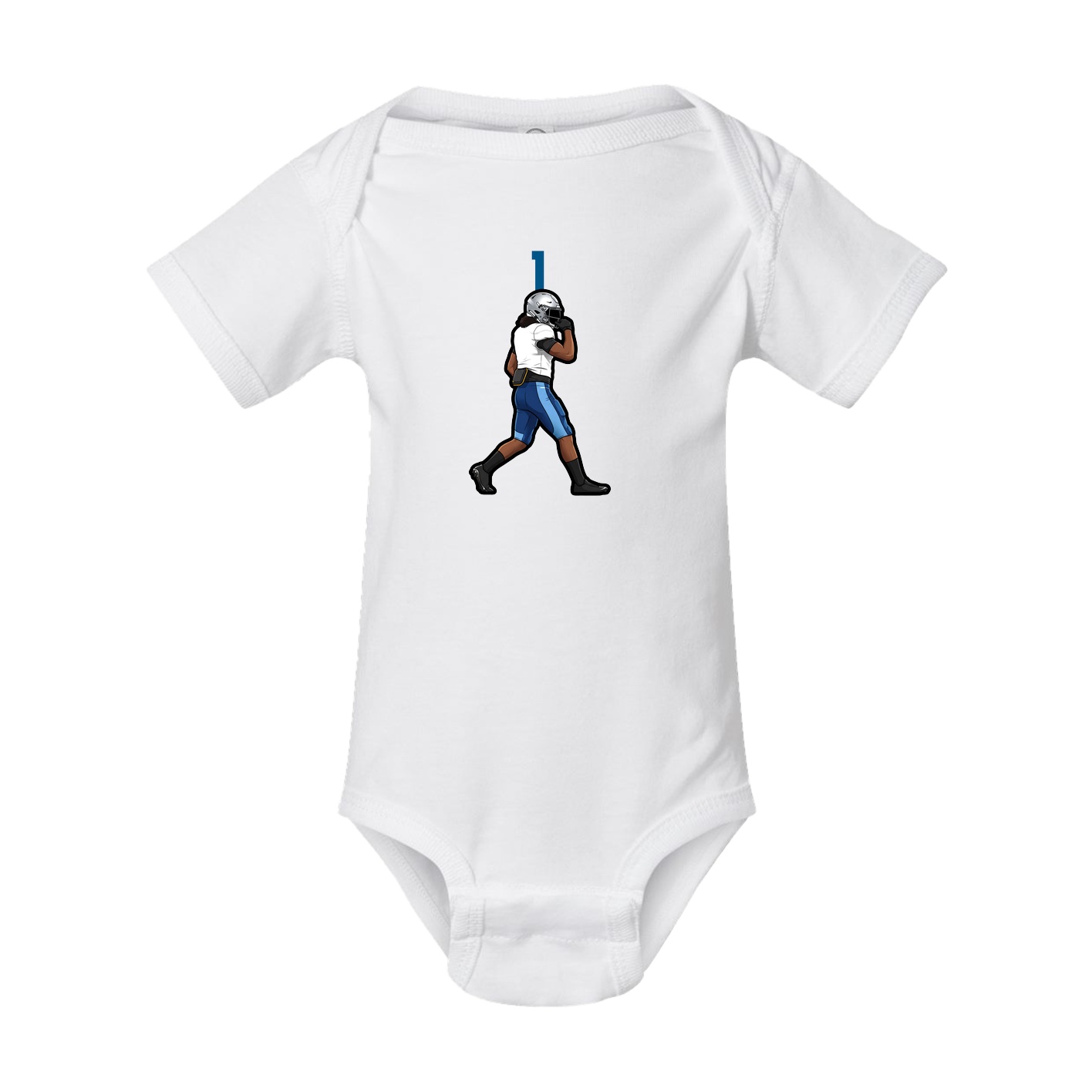 Baby Onesie — Number Top in White