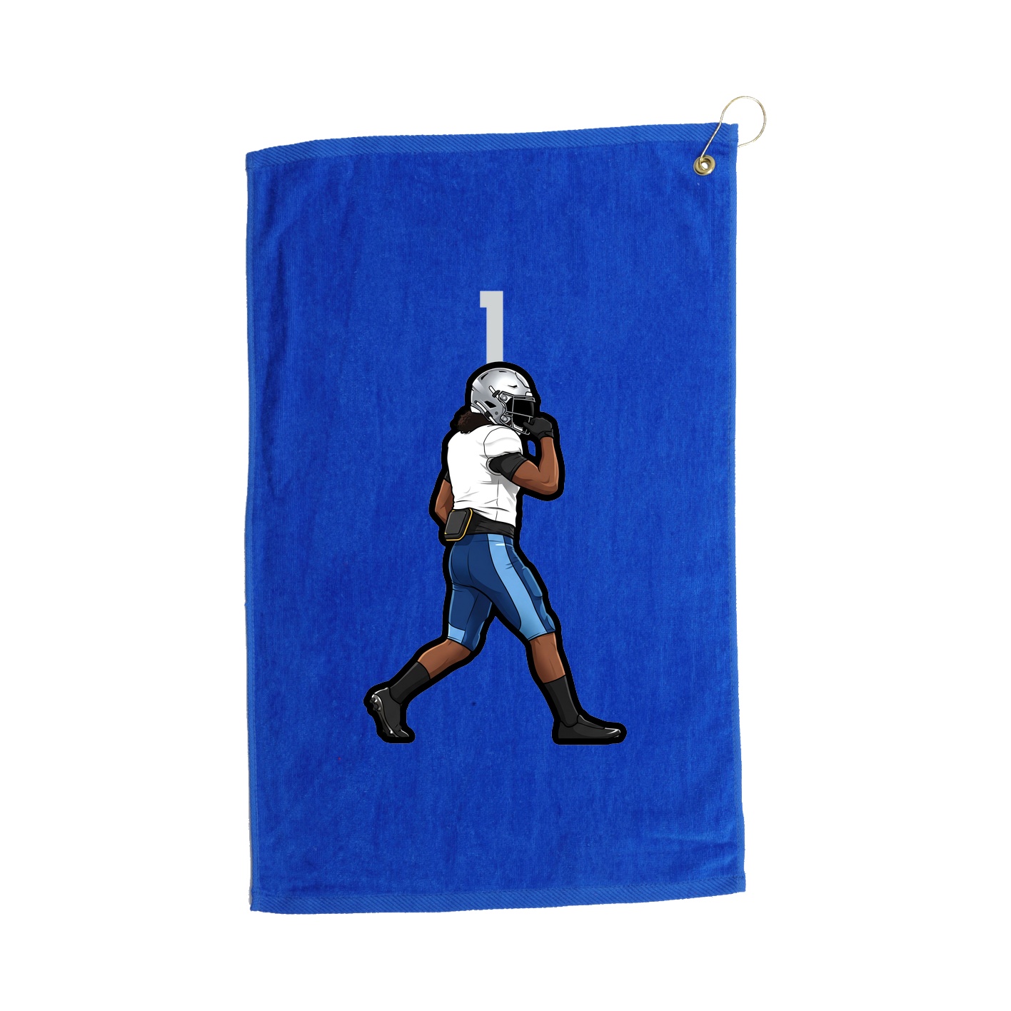 Golf Towel — Number Top in Royal