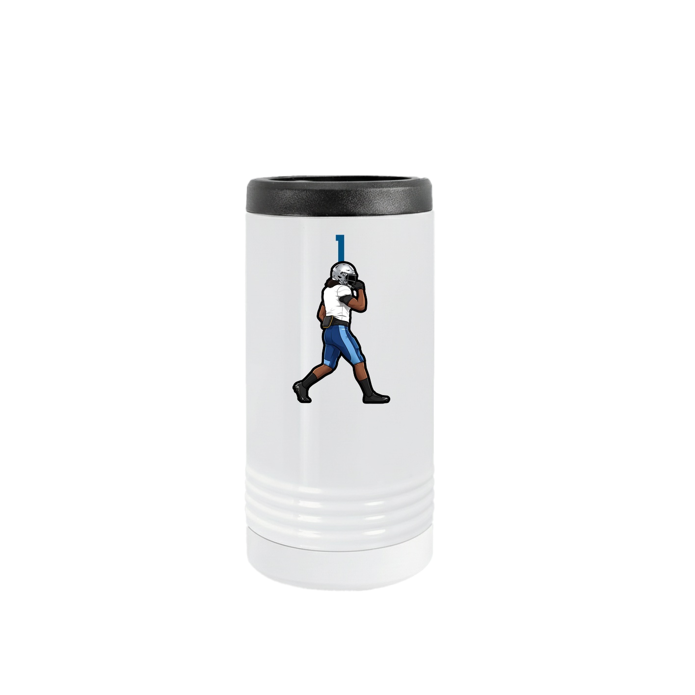 Slim Beverage Holder — Number Top in White