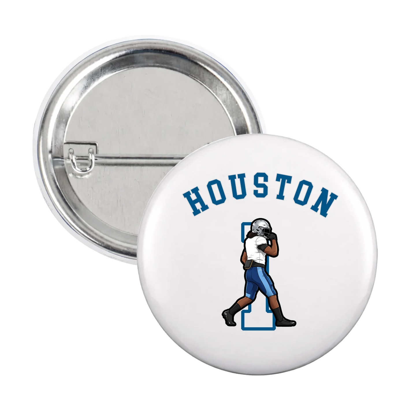 Game Day Button — Shirsey Arch in White