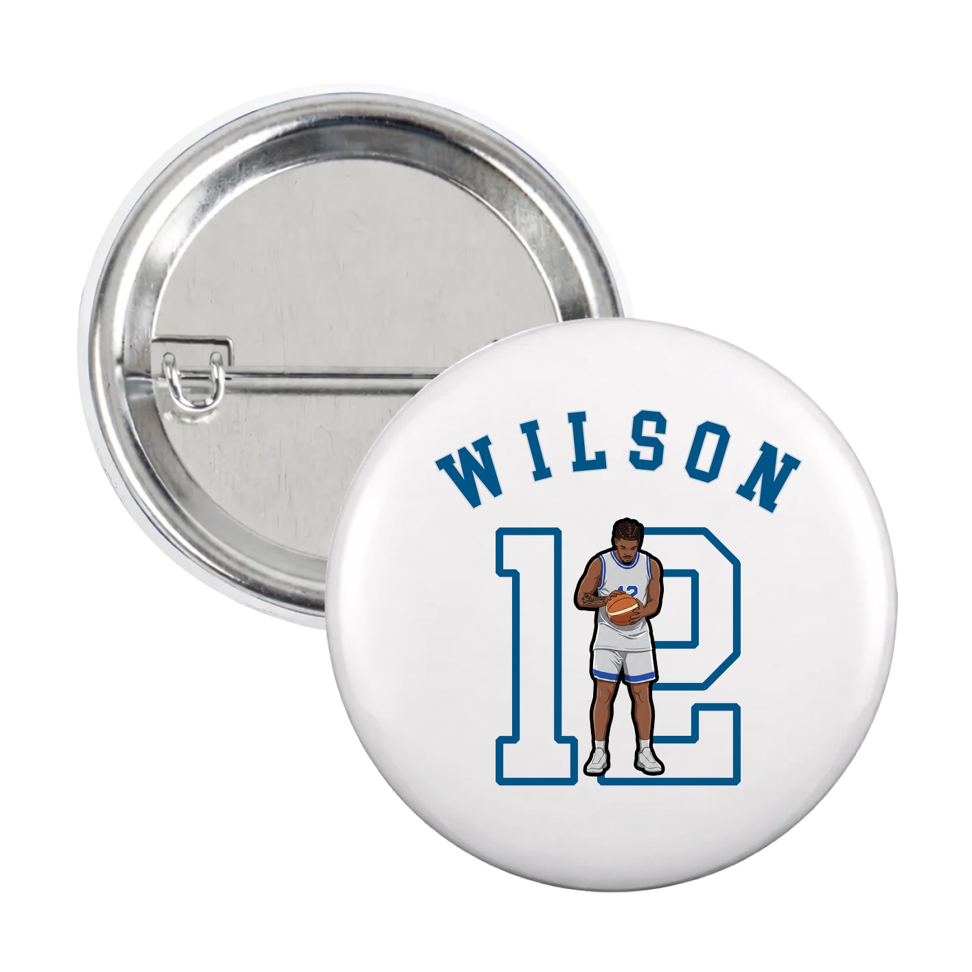Game Day Button — Shirsey Arch in White