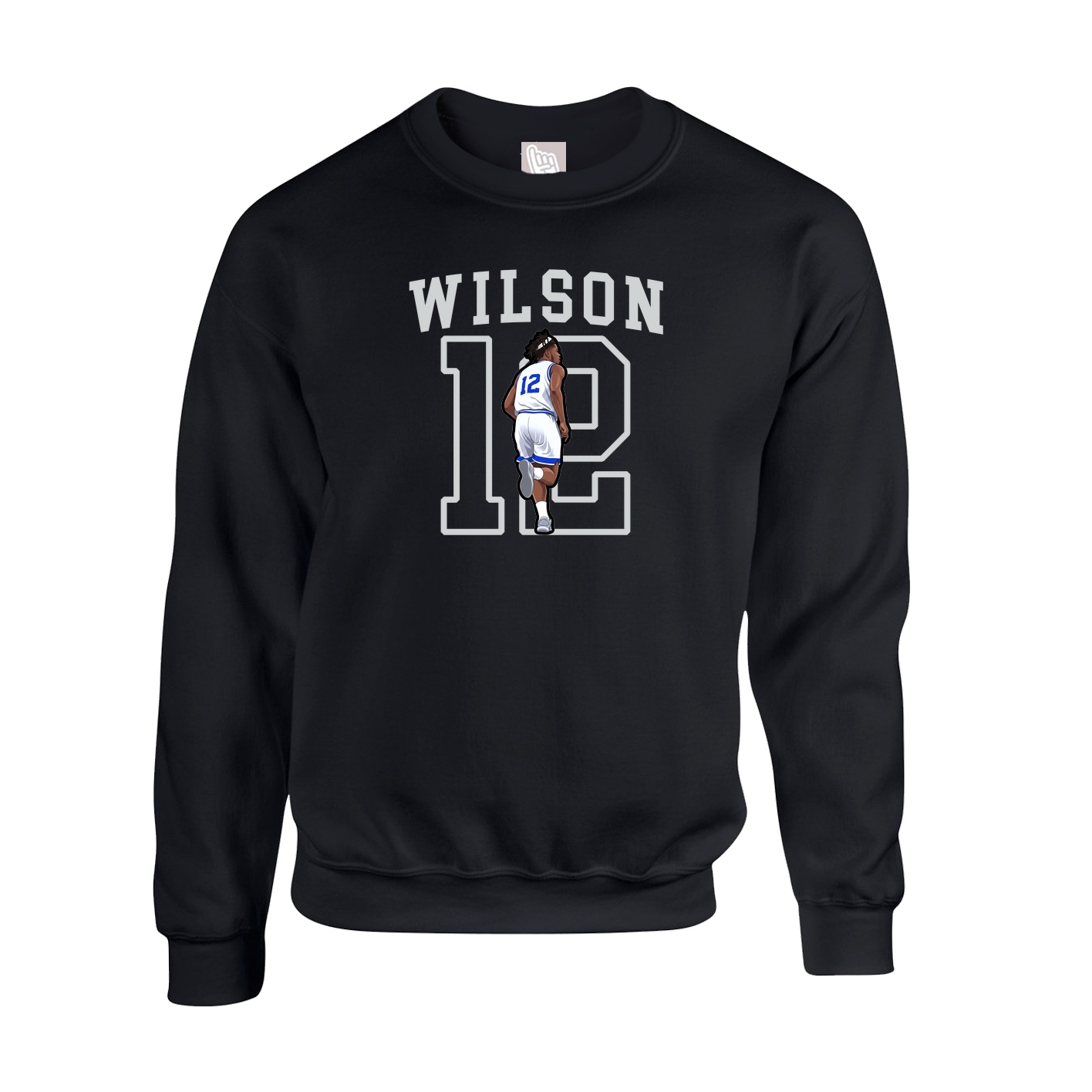 Fleece Crew — Shirsey in Black
