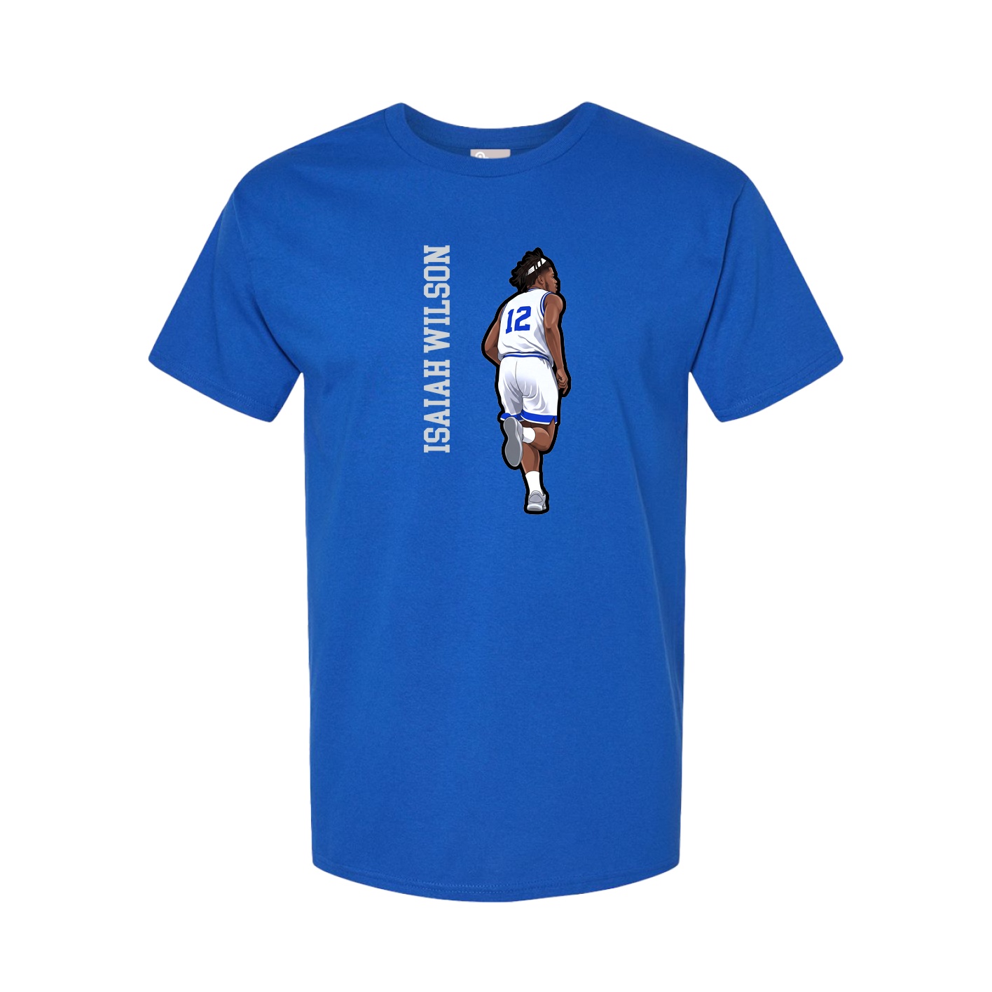 Tee — Name Vertical in Royal