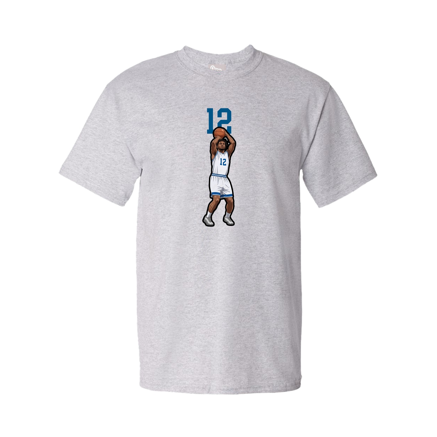 Tee — Number Top in Grey