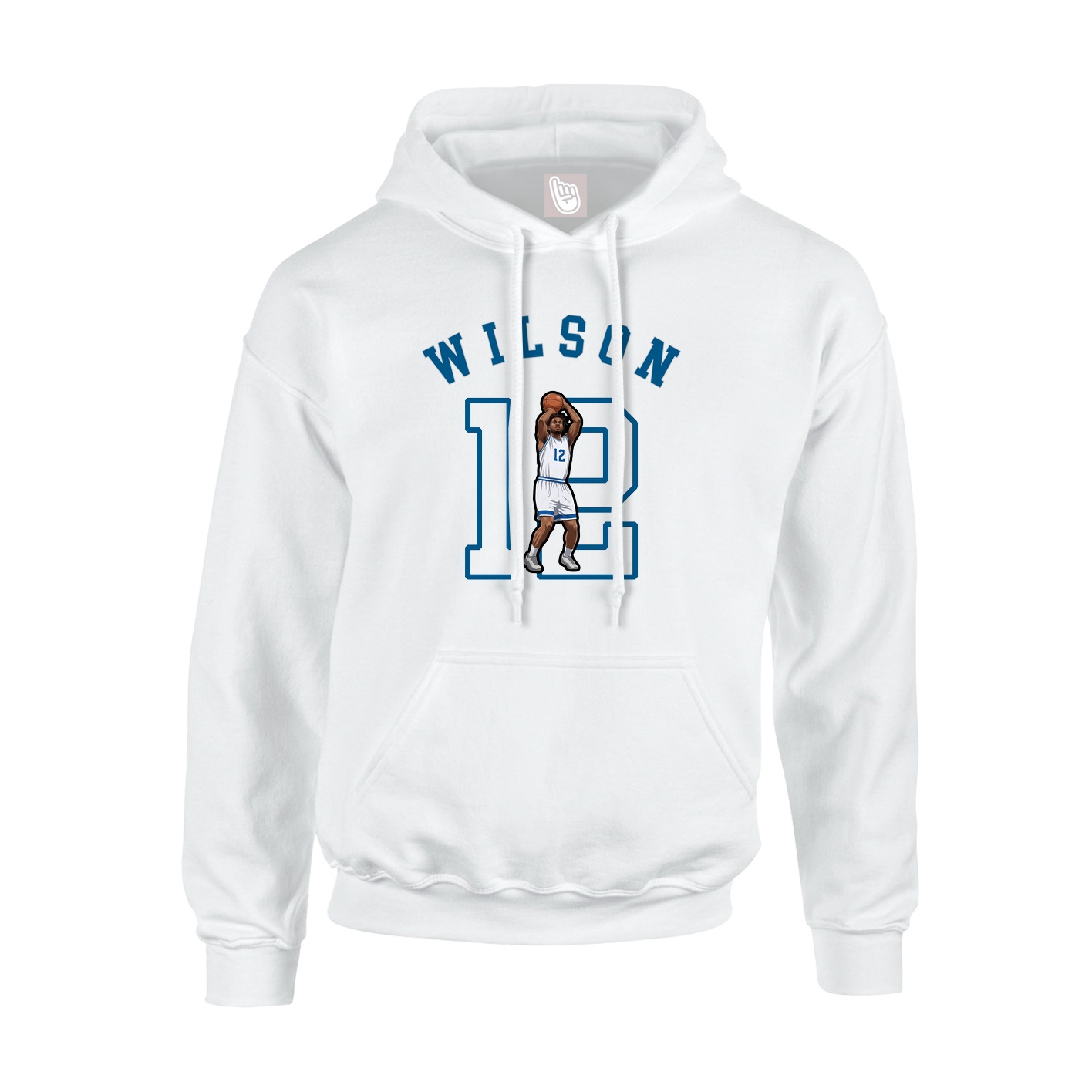 Hoodie — Shirsey Arch in White