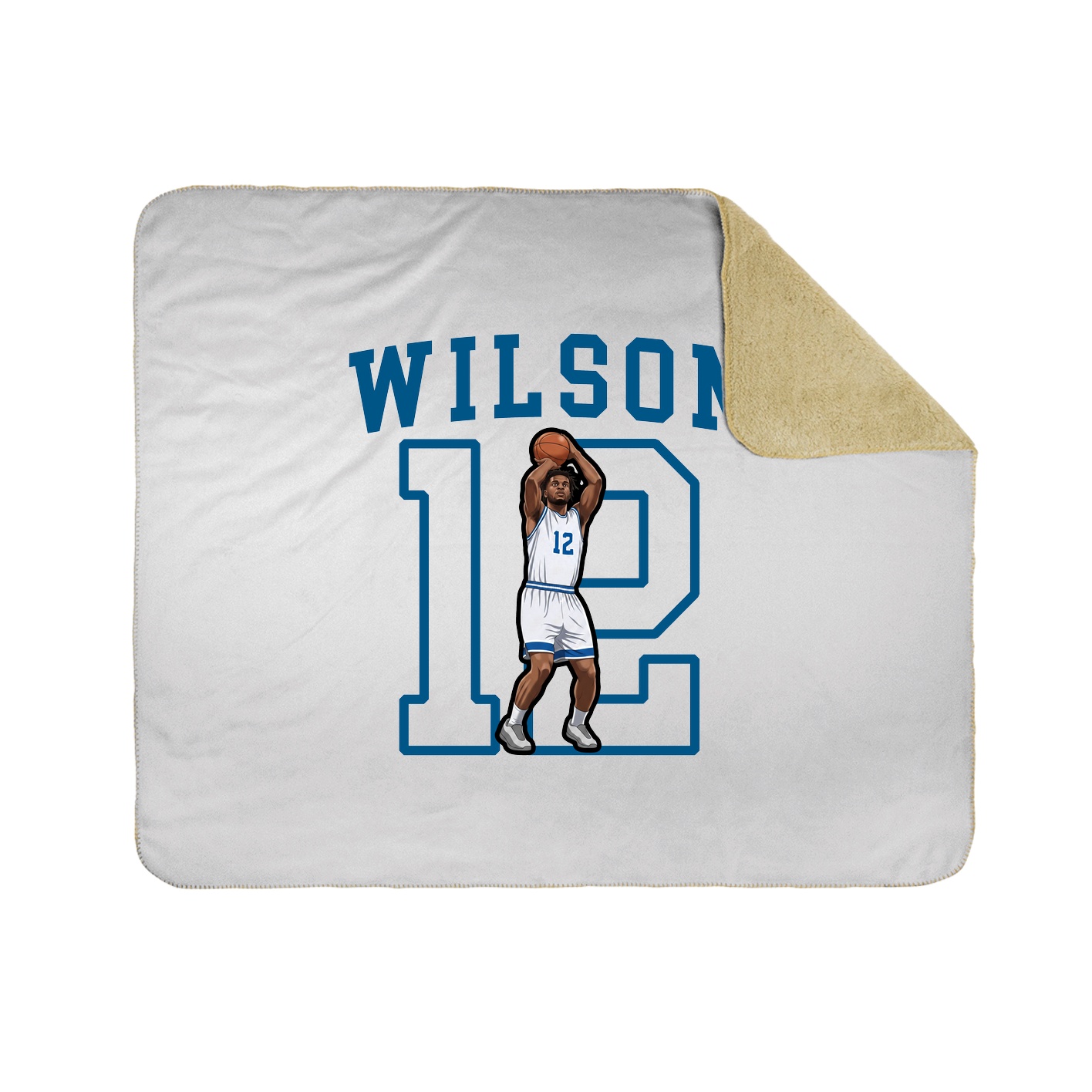 Throw Blanket — Shirsey in White