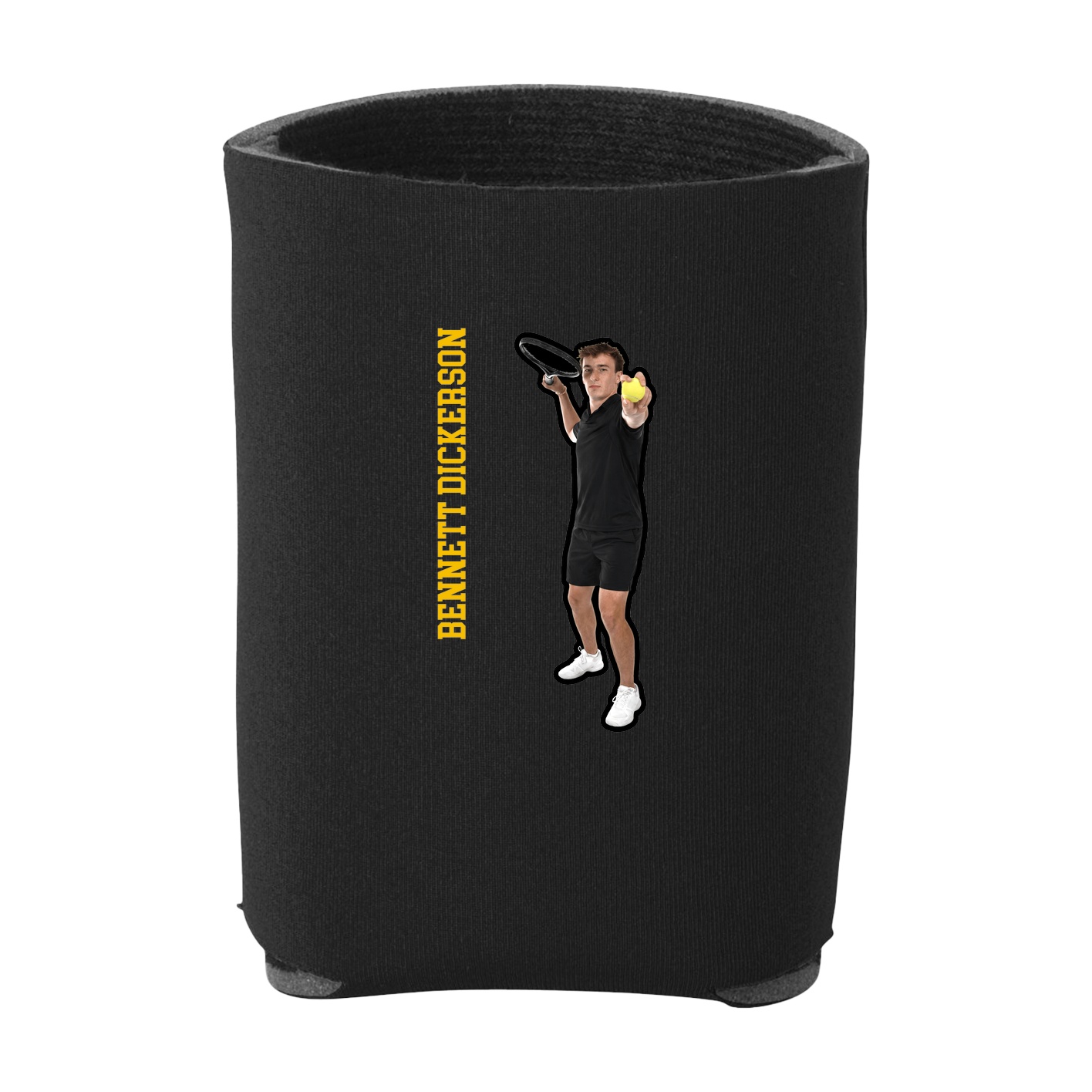 Can Holder — Name Vertical in Black