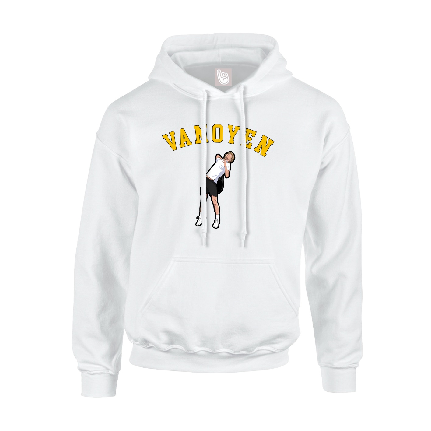 Hoodie — Shirsey Arch in White