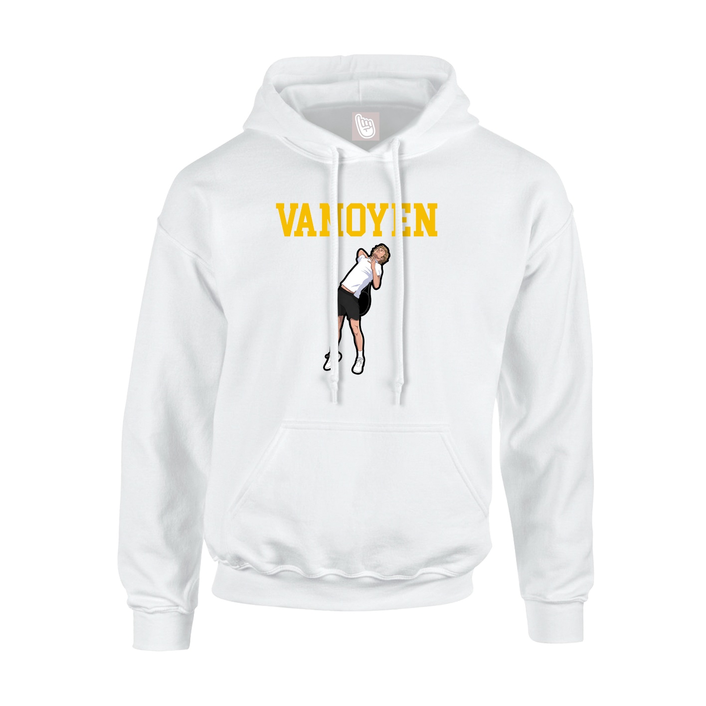 Hoodie — Shirsey in White