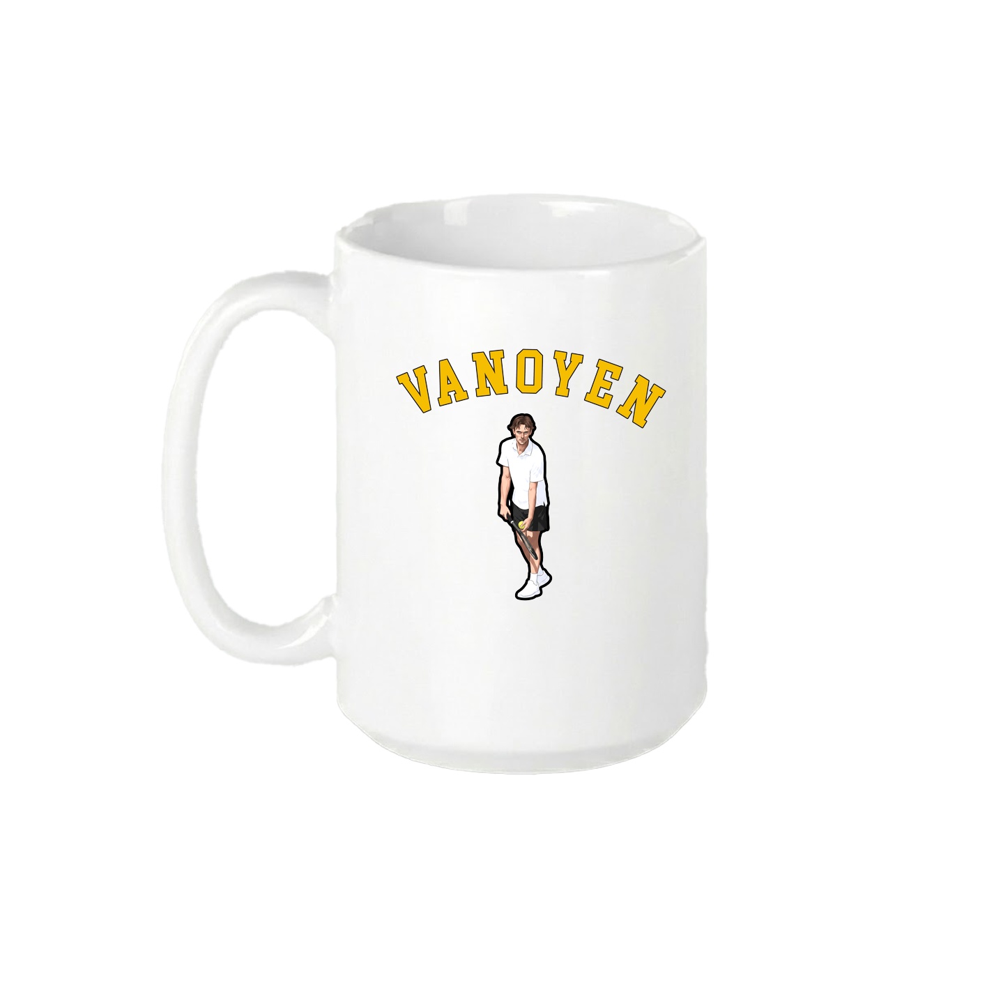 15oz Coffee Mug — Shirsey Arch in White