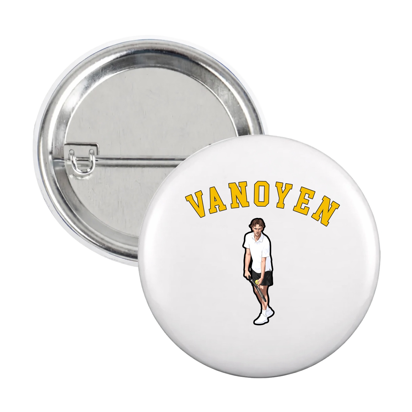 Game Day Button — Shirsey Arch in White