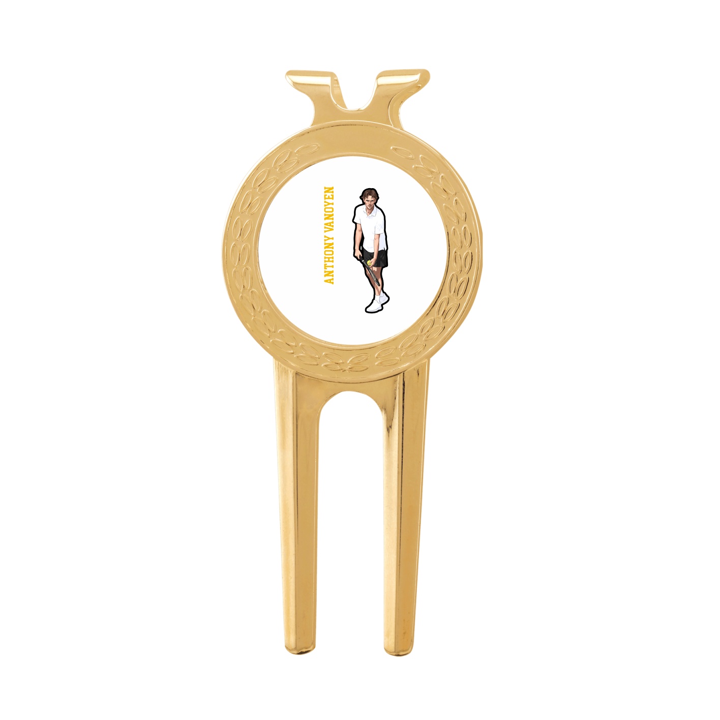 Divot Tool with Ball Marker — Name Vertical in Classic
