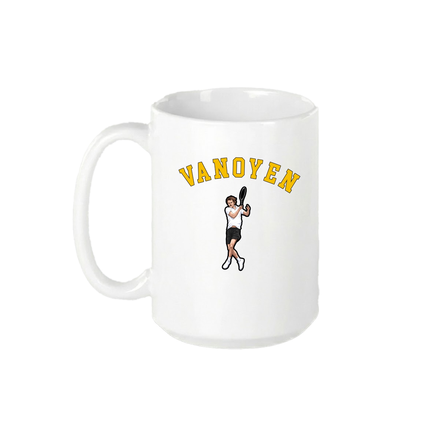 15oz Coffee Mug — Shirsey Arch in White