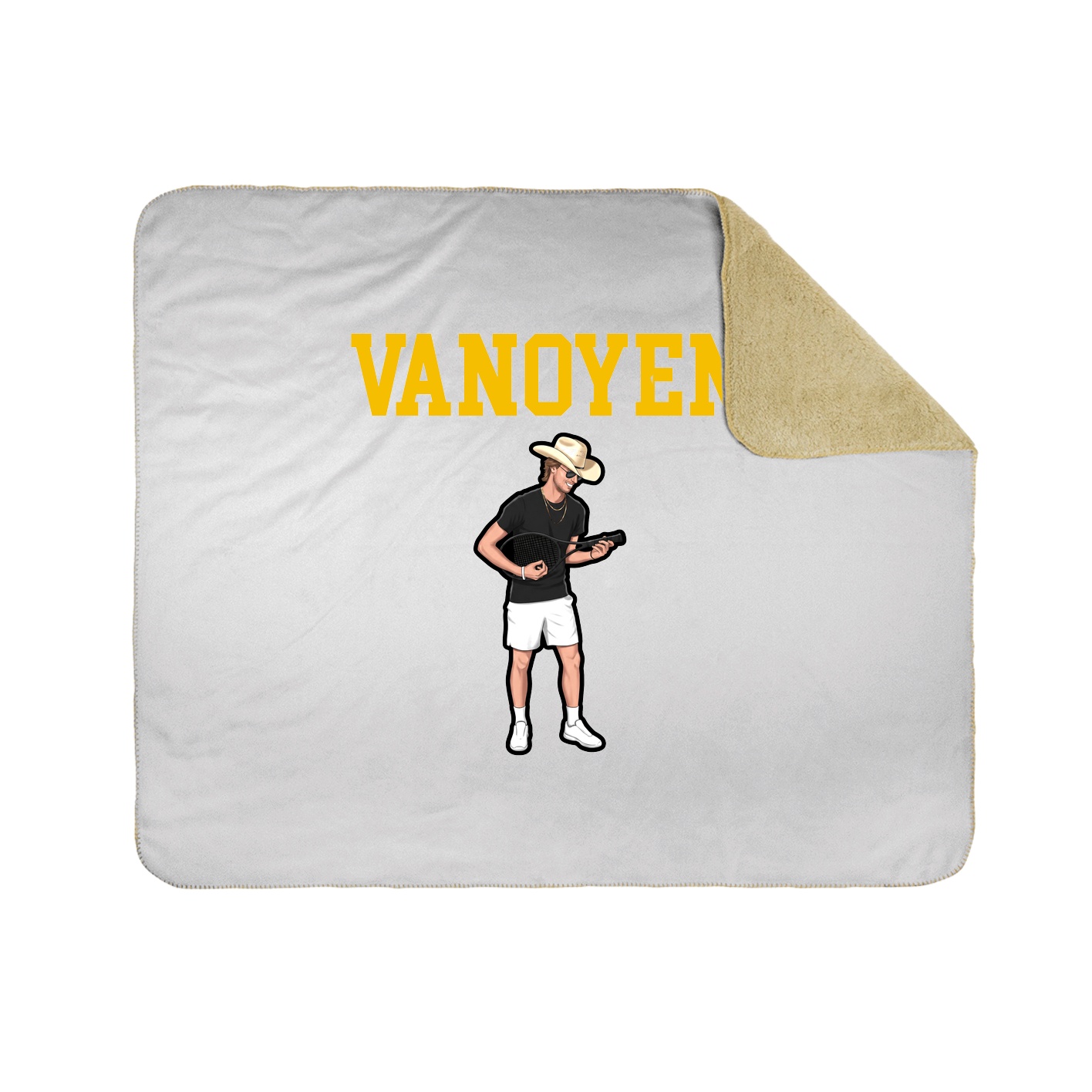 Throw Blanket — Shirsey in White