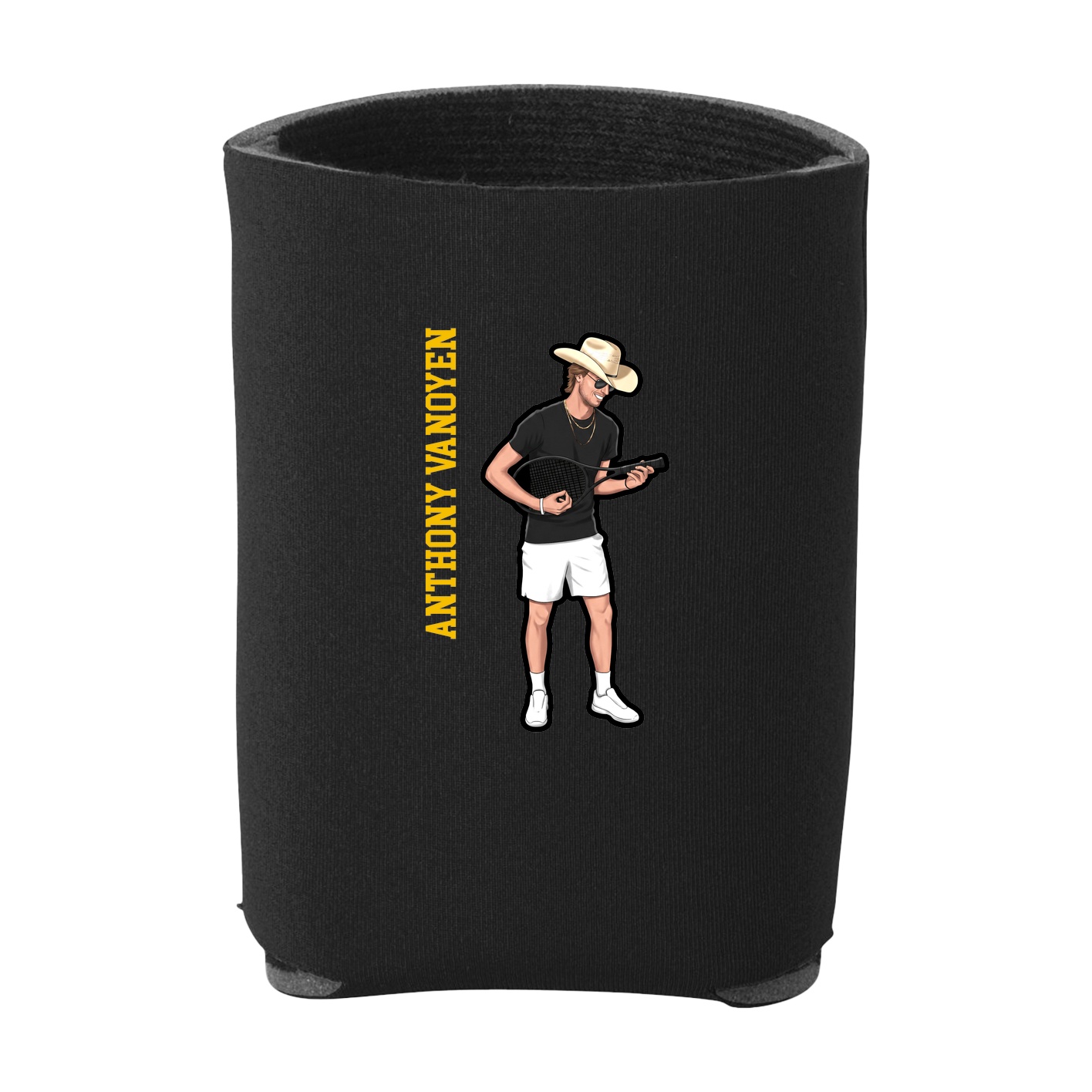 Can Holder — Name Vertical in Black