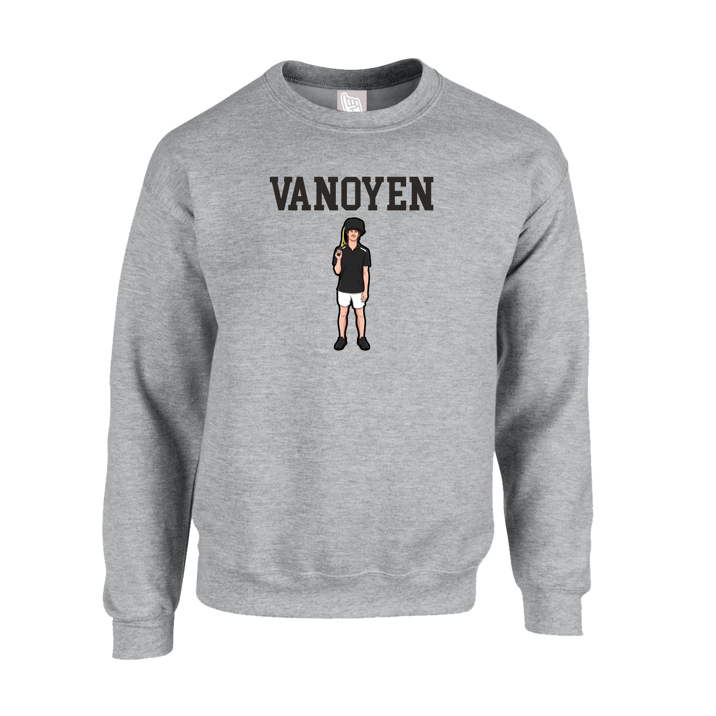 Fleece Crew — Shirsey in Grey