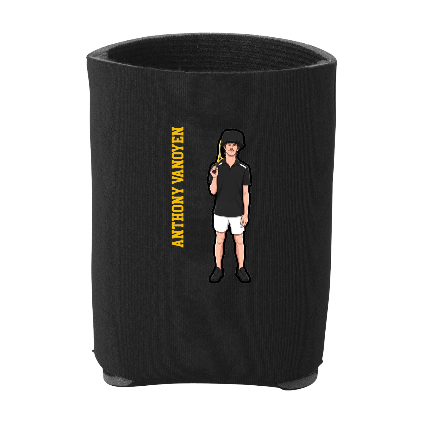 Can Holder — Name Vertical in Black
