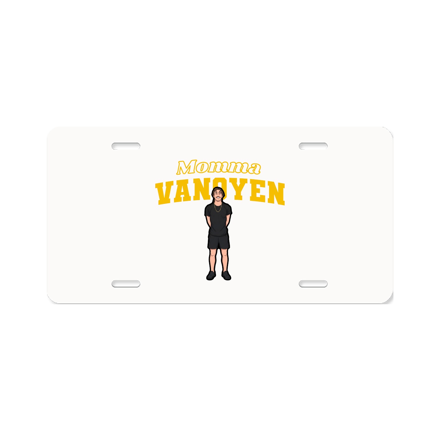 License Plate — Mothers Day Block in Classic
