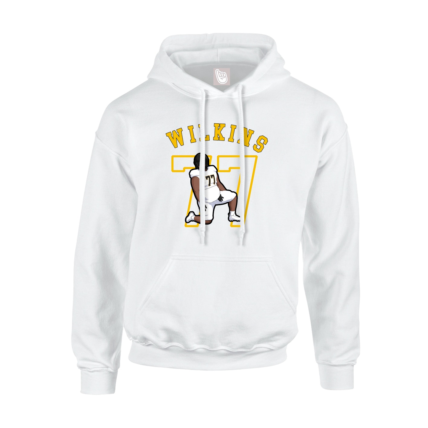 Youth Hoodie — Shirsey Arch in White