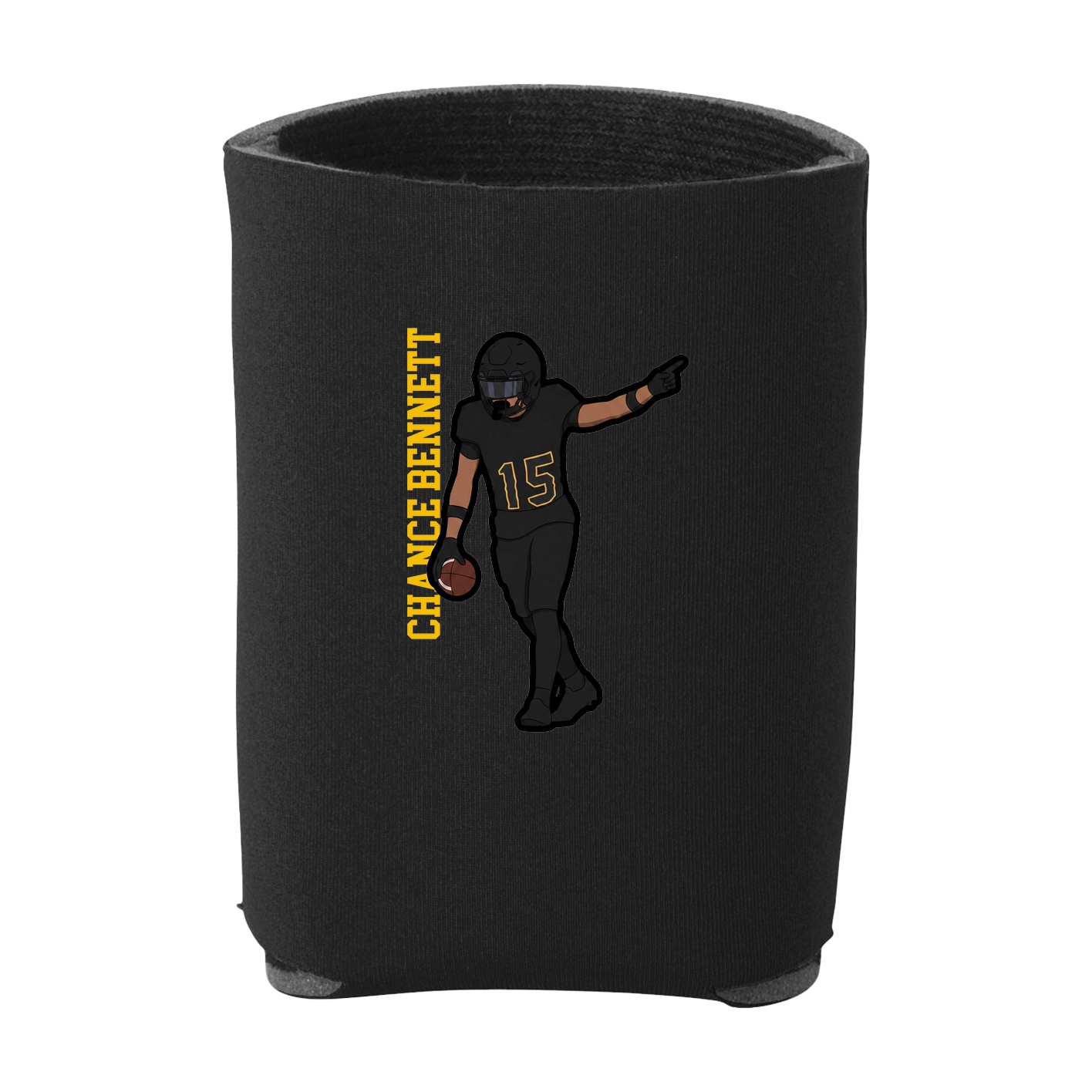 Can Holder — Name Vertical in Black