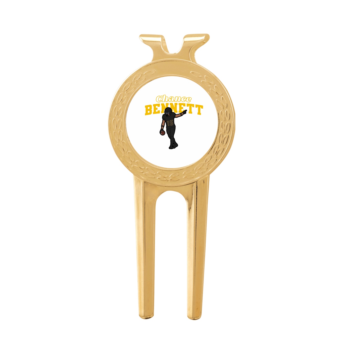 Divot Tool with Ball Marker — Name Arch in Classic