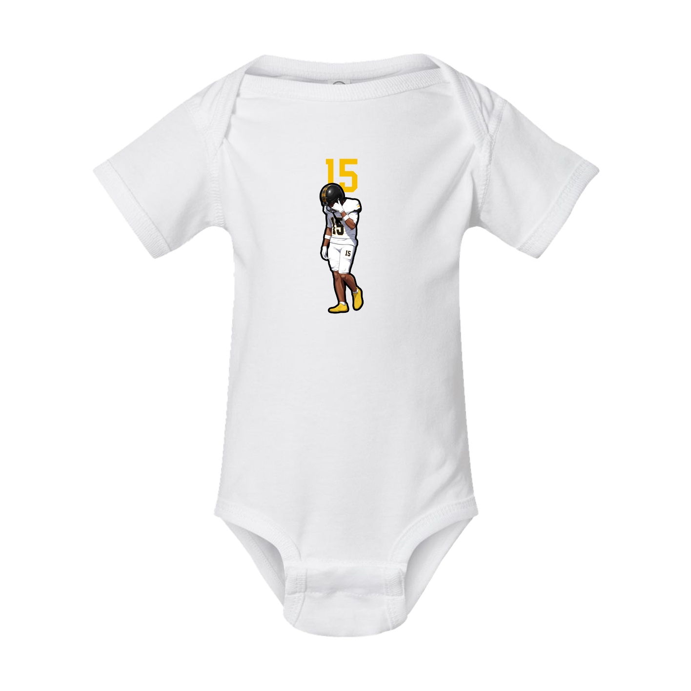 Baby Onesie — Number Top in White