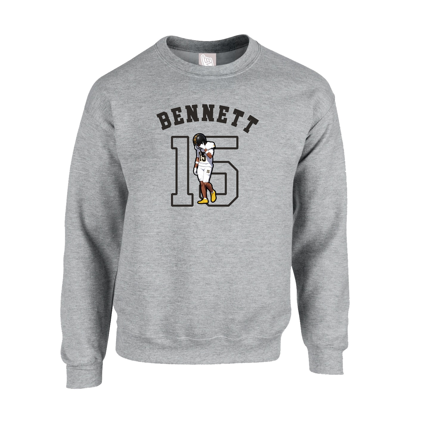 Fleece Crew — Shirsey Arch in Grey