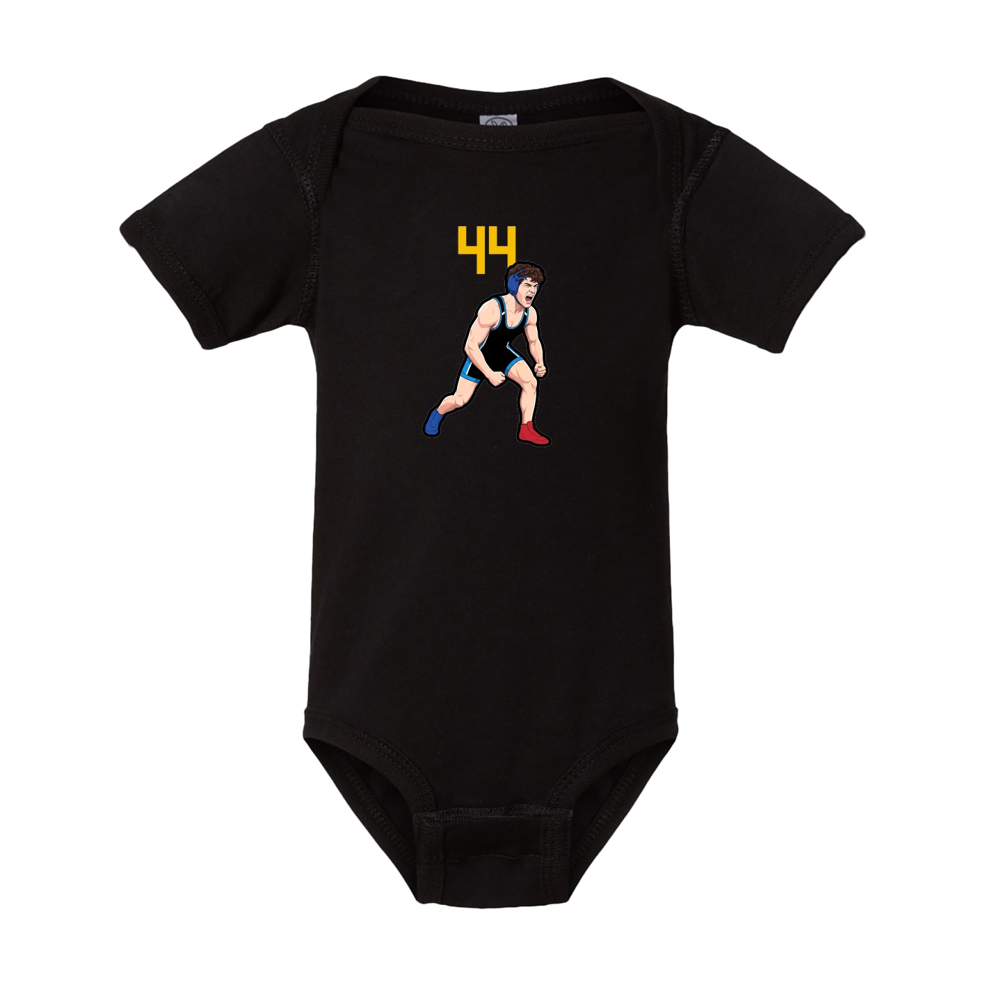 Baby Onesie — Number Top in Black