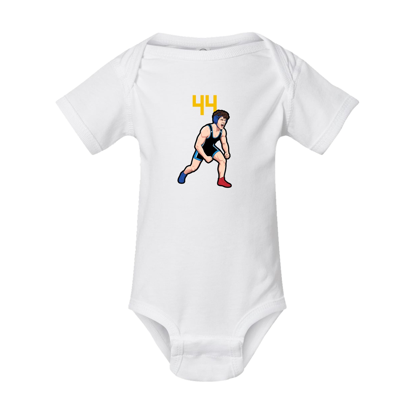 Baby Onesie — Number Top in White