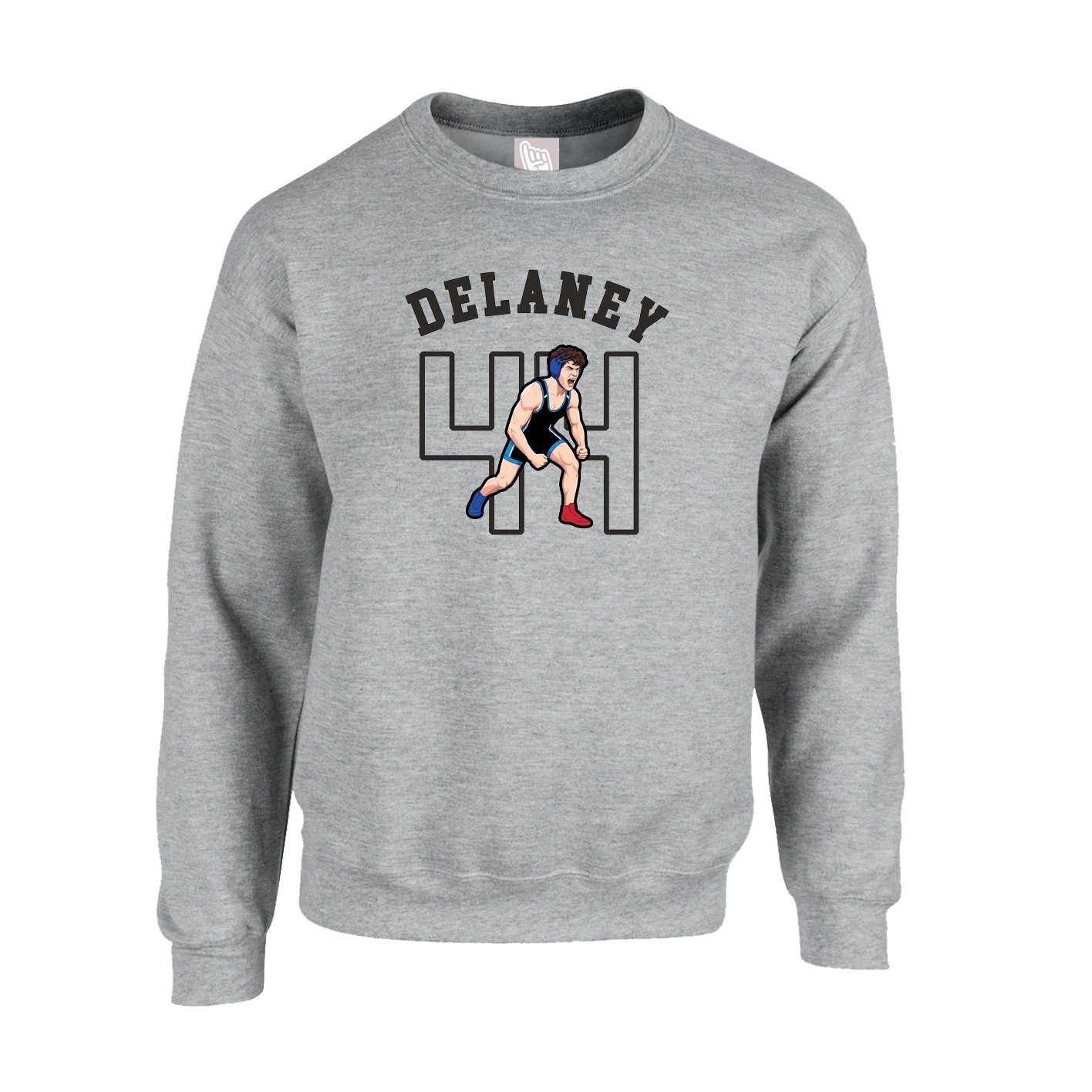 Fleece Crew — Shirsey Arch in Grey