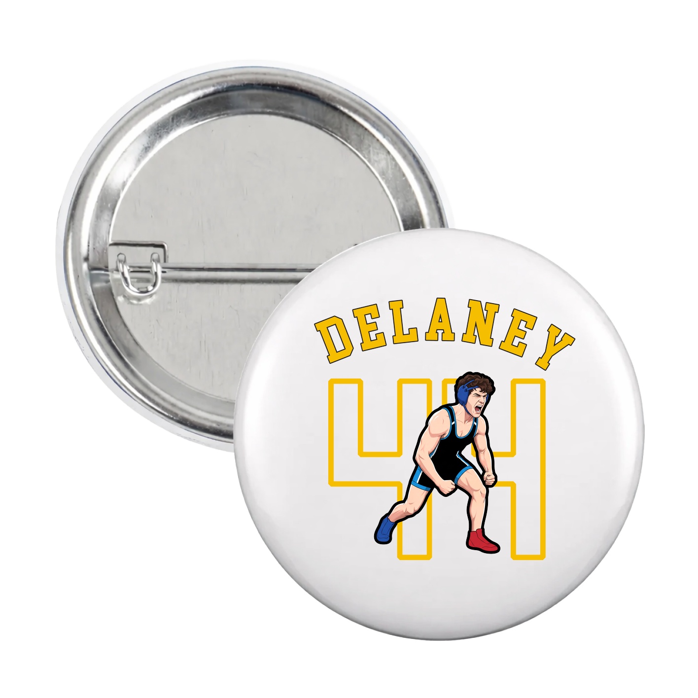 Game Day Button — Shirsey Arch in White