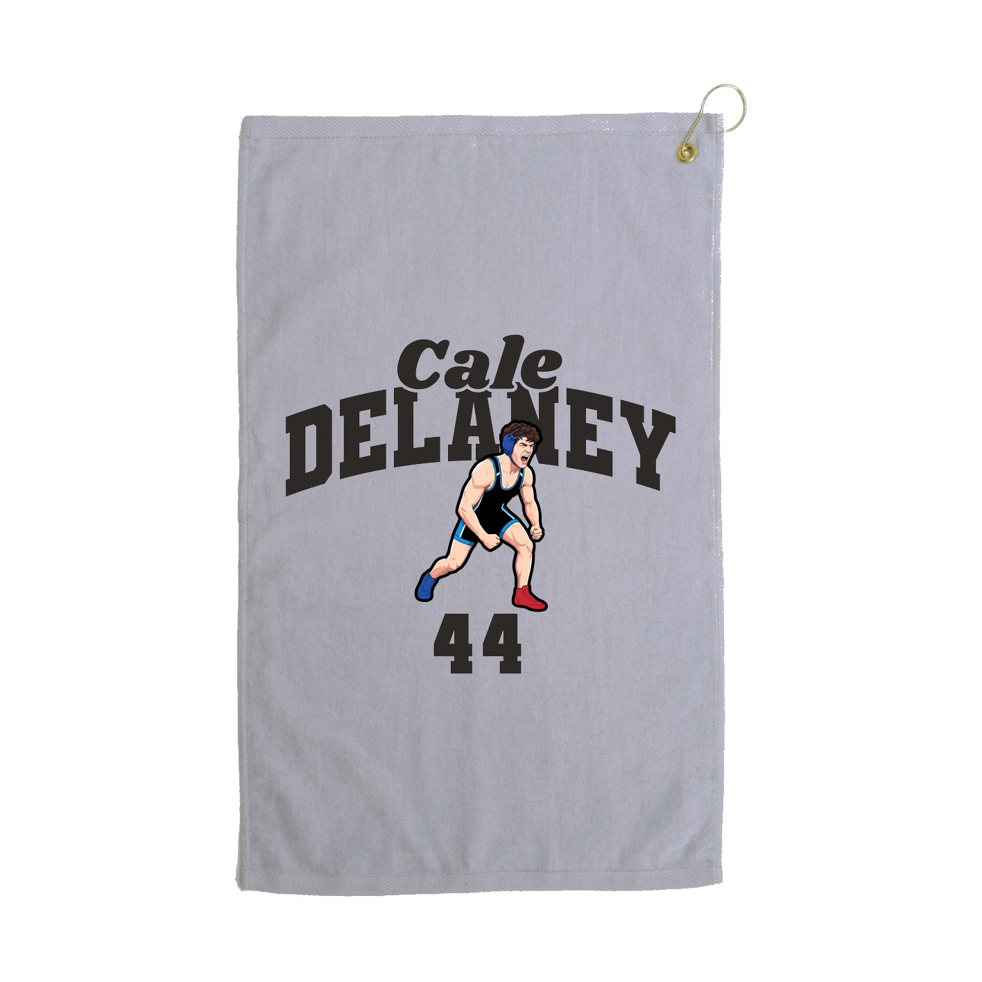 Golf Towel — Signature Arch in Grey
