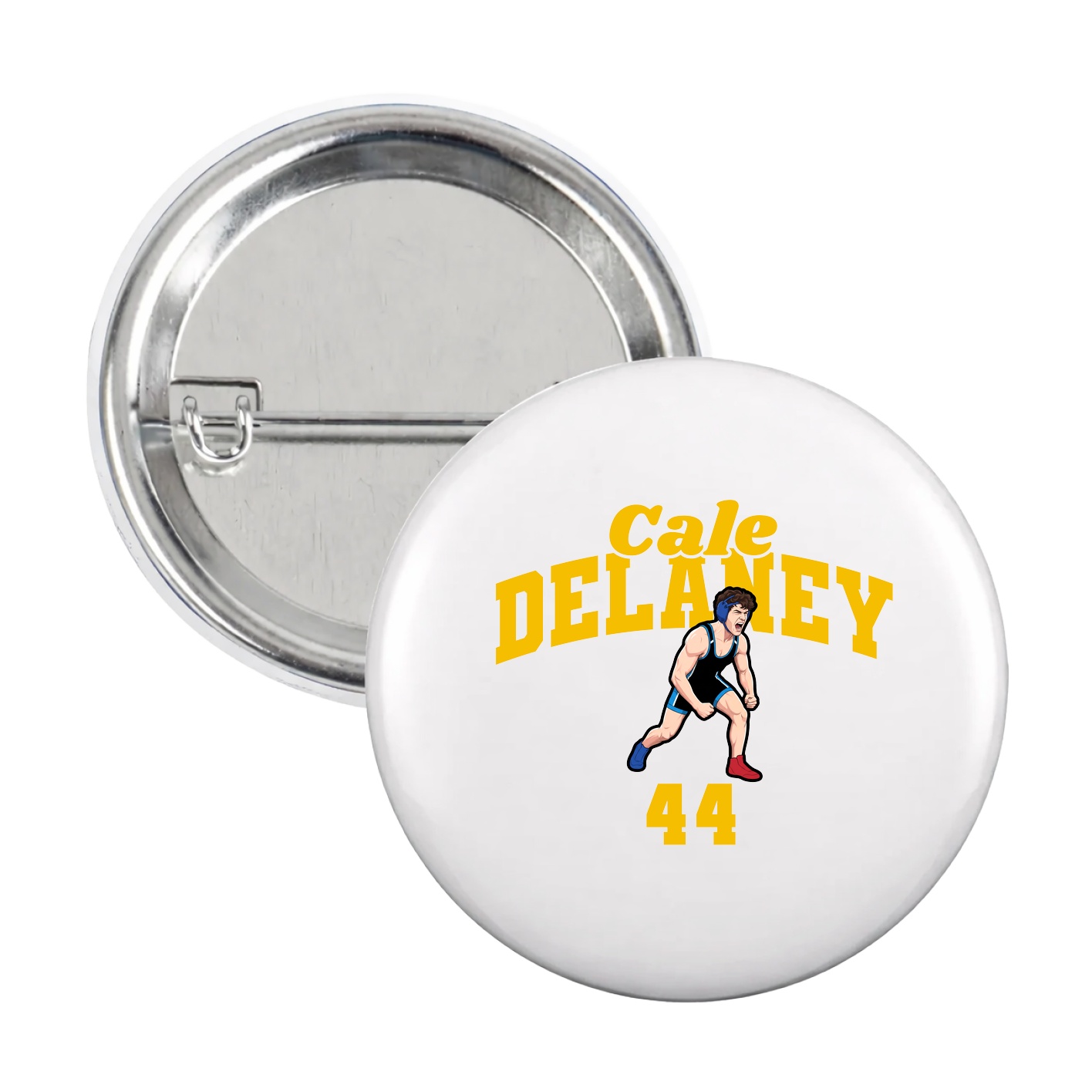 Game Day Button — Signature Arch in White