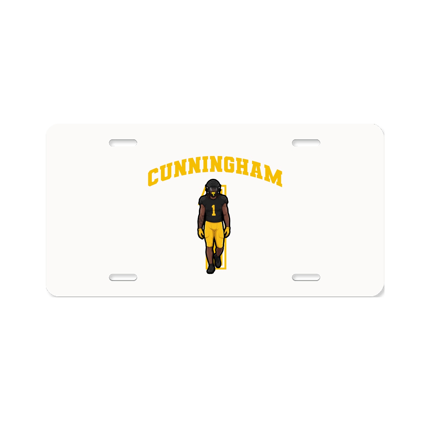 License Plate — Number in Classic