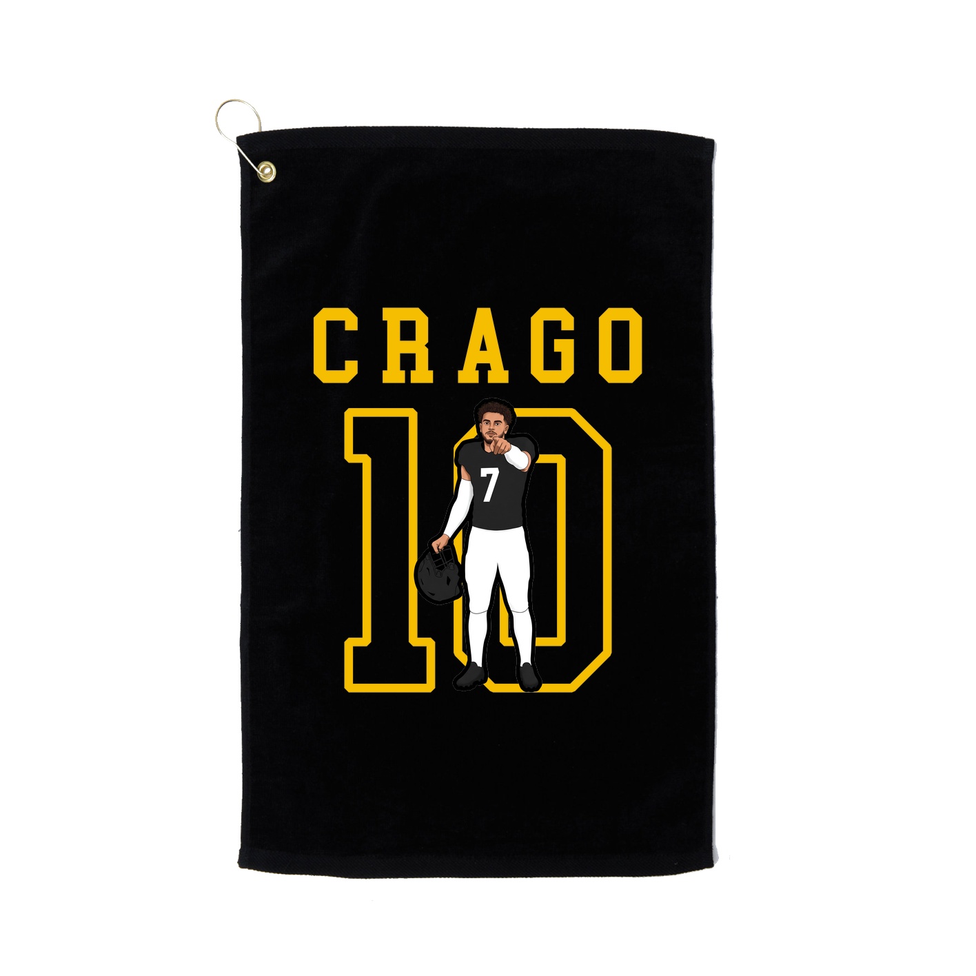 Golf Towel — Shirsey in Black