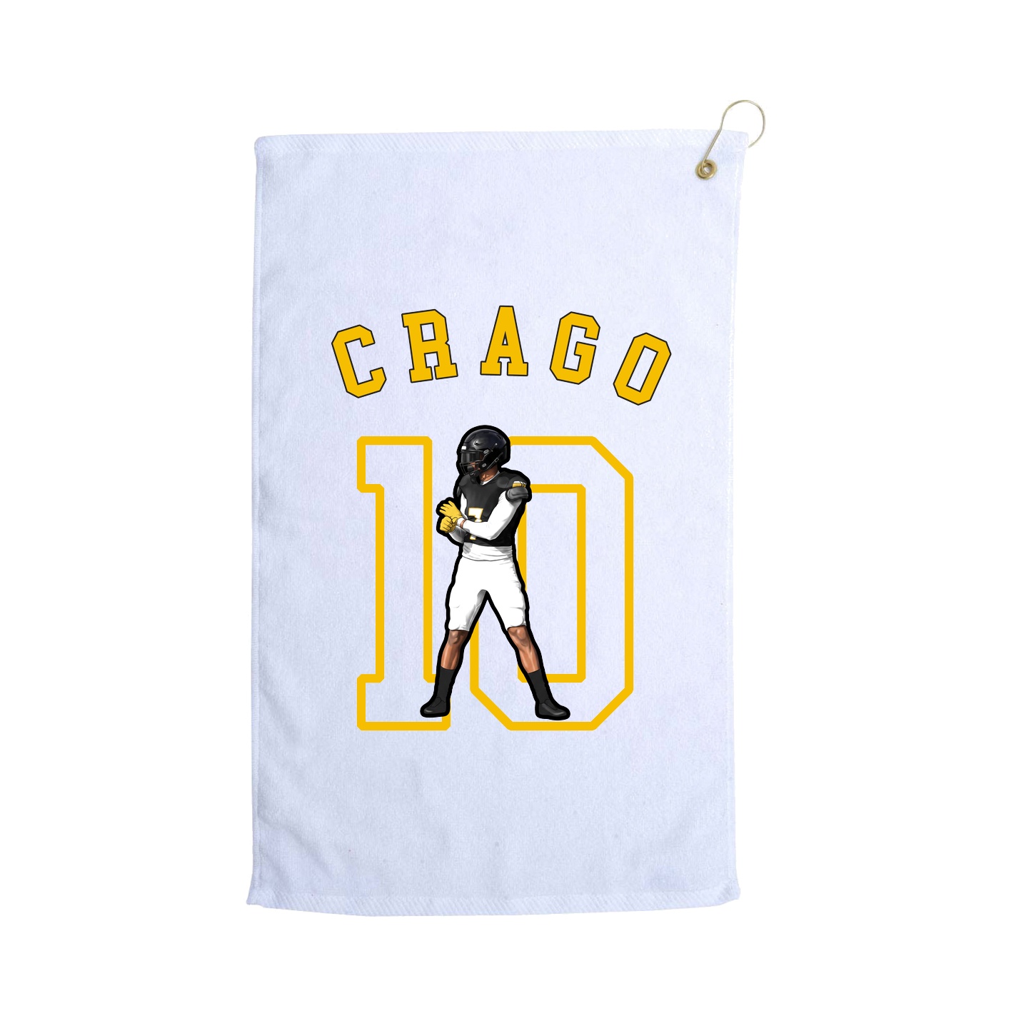 Golf Towel — Shirsey Arch in White