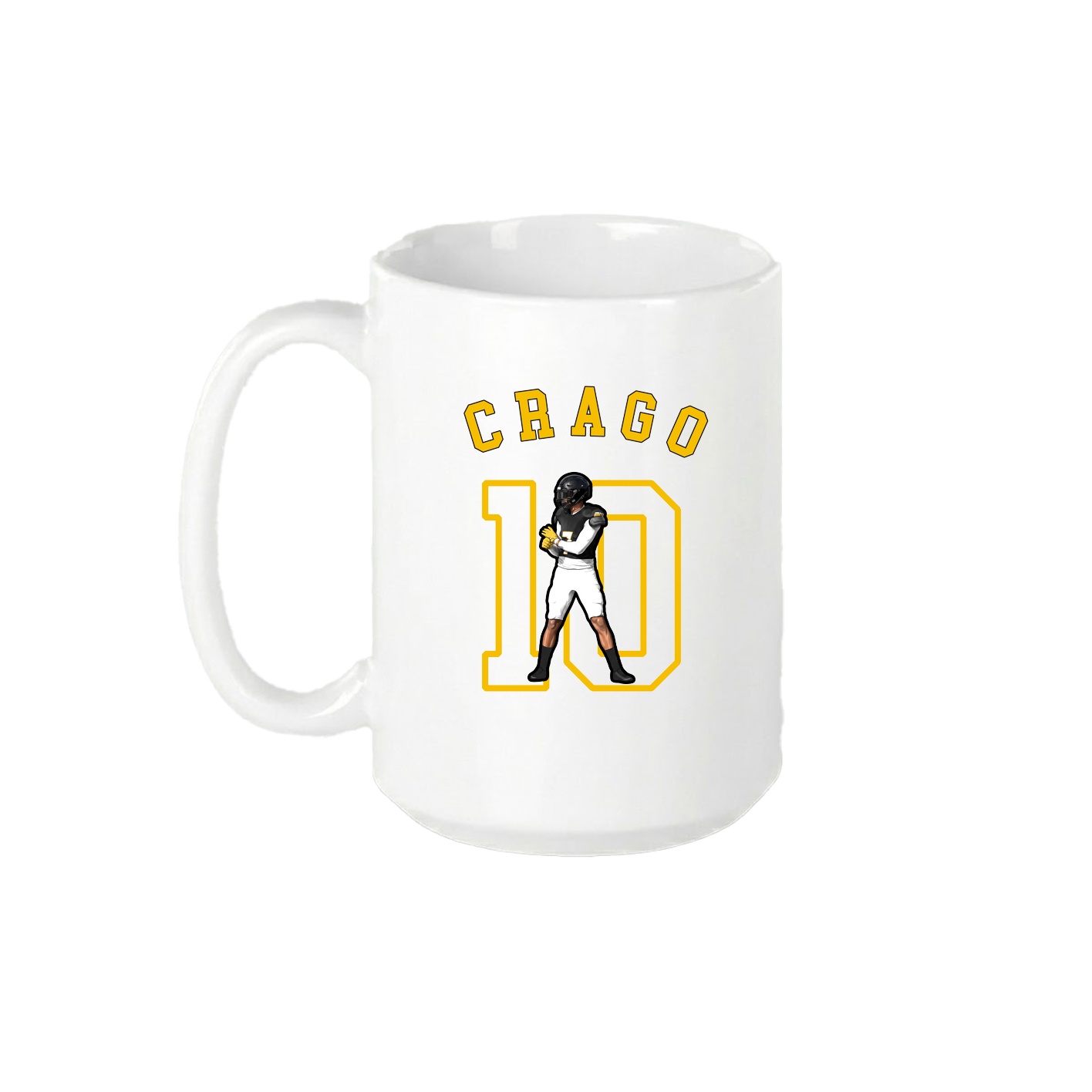 15oz Coffee Mug — Shirsey Arch in White