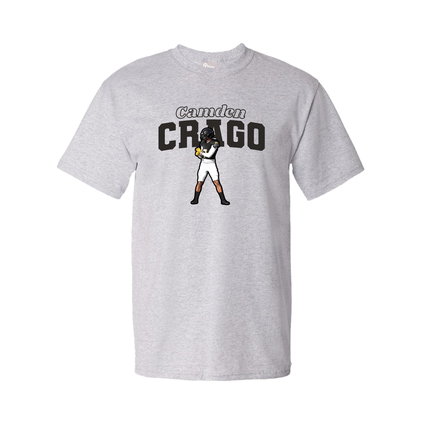 Tee — Name Arch in Grey