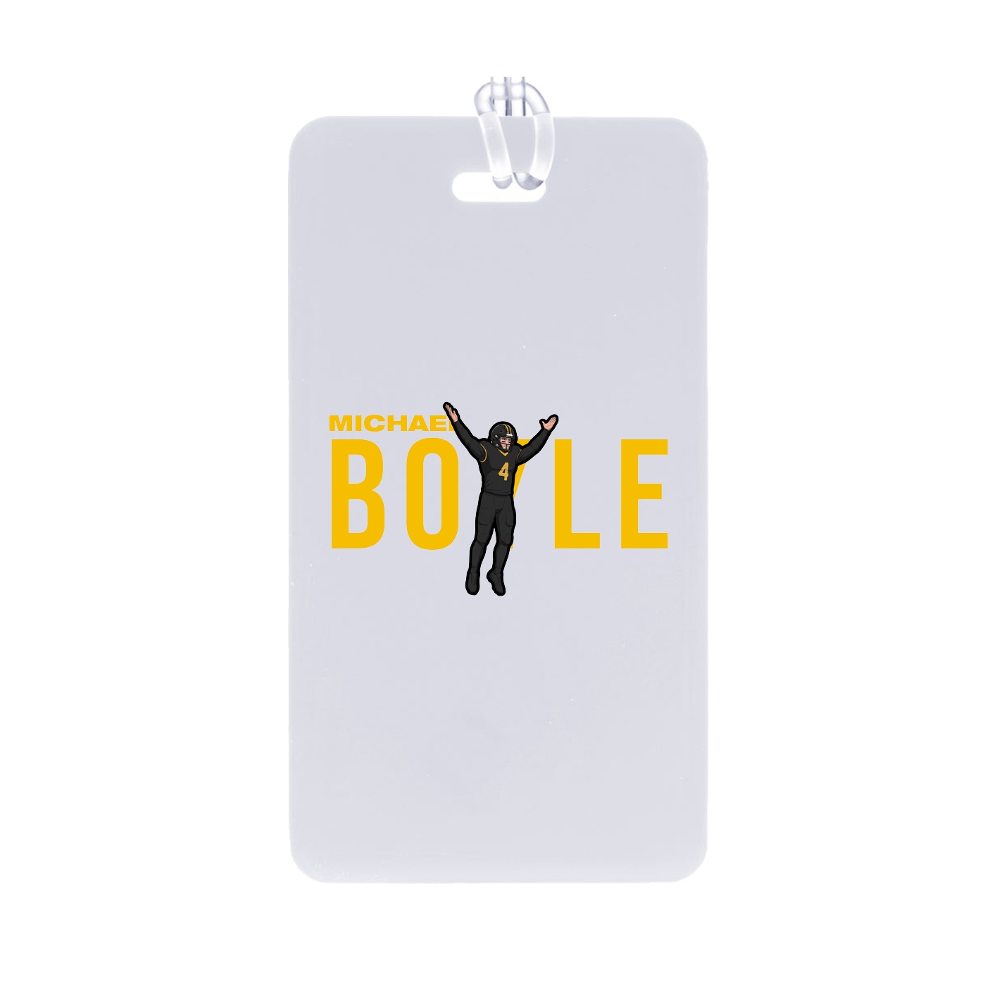 Bag Tag — Player Name in Classic