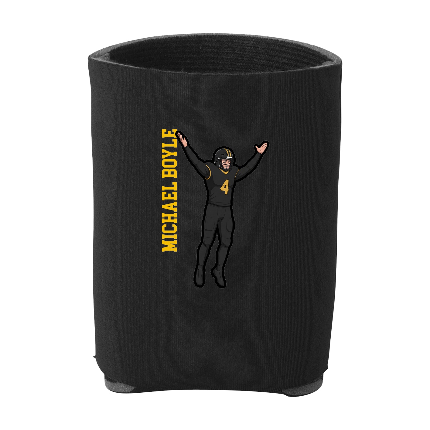 Can Holder — Name Vertical in Black