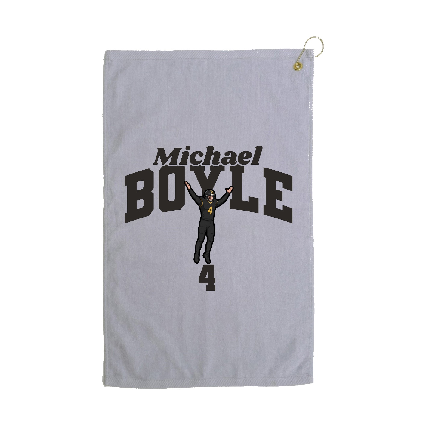 Golf Towel — Signature Arch in Grey